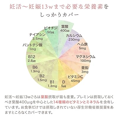 Mua 【時期別葉酸サプリメント プレミン】 妊活中 - 13週向け 厚労省