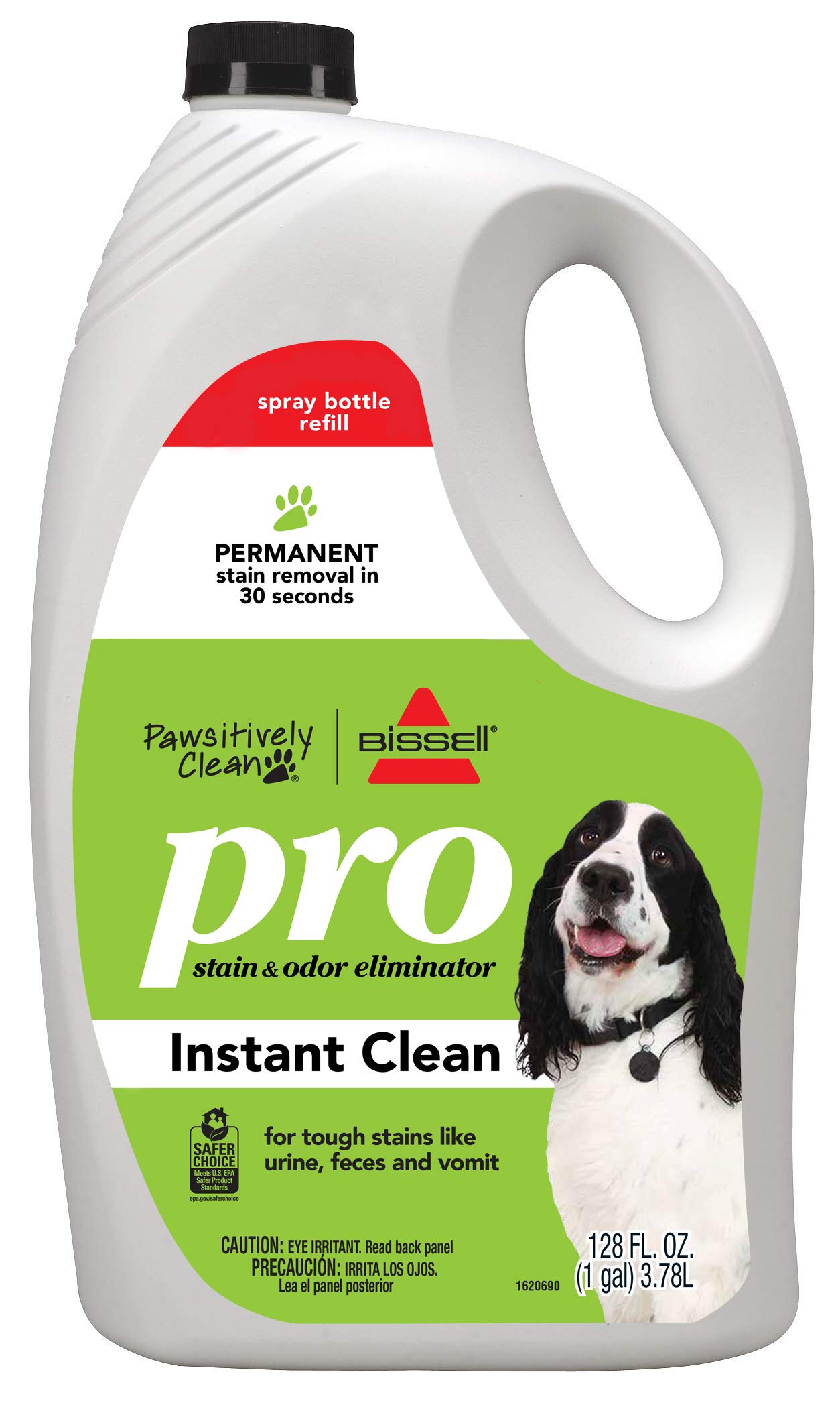 Bissell Pawsitively Clean Pro Pet Stain & Odor Eliminator Instant Clean Refill, 128oz, 2185