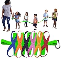 WALDOR Toddler Walking Rope,Colorful Walking Rope for Preschool Daycare School Kids Outdoor Colorful Handles to Keep Children Calm and Line