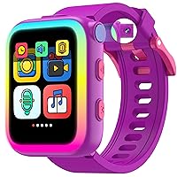 Smart Watch for Kids,Audio Story,Interactive Pet,Habit Tracking,Letter Card,Common Sense Card,Kids Watch with Puzzle Games,Music,Musical Instrument,HD ScreenBirthday Gift Toys for 3-12 Years Old
