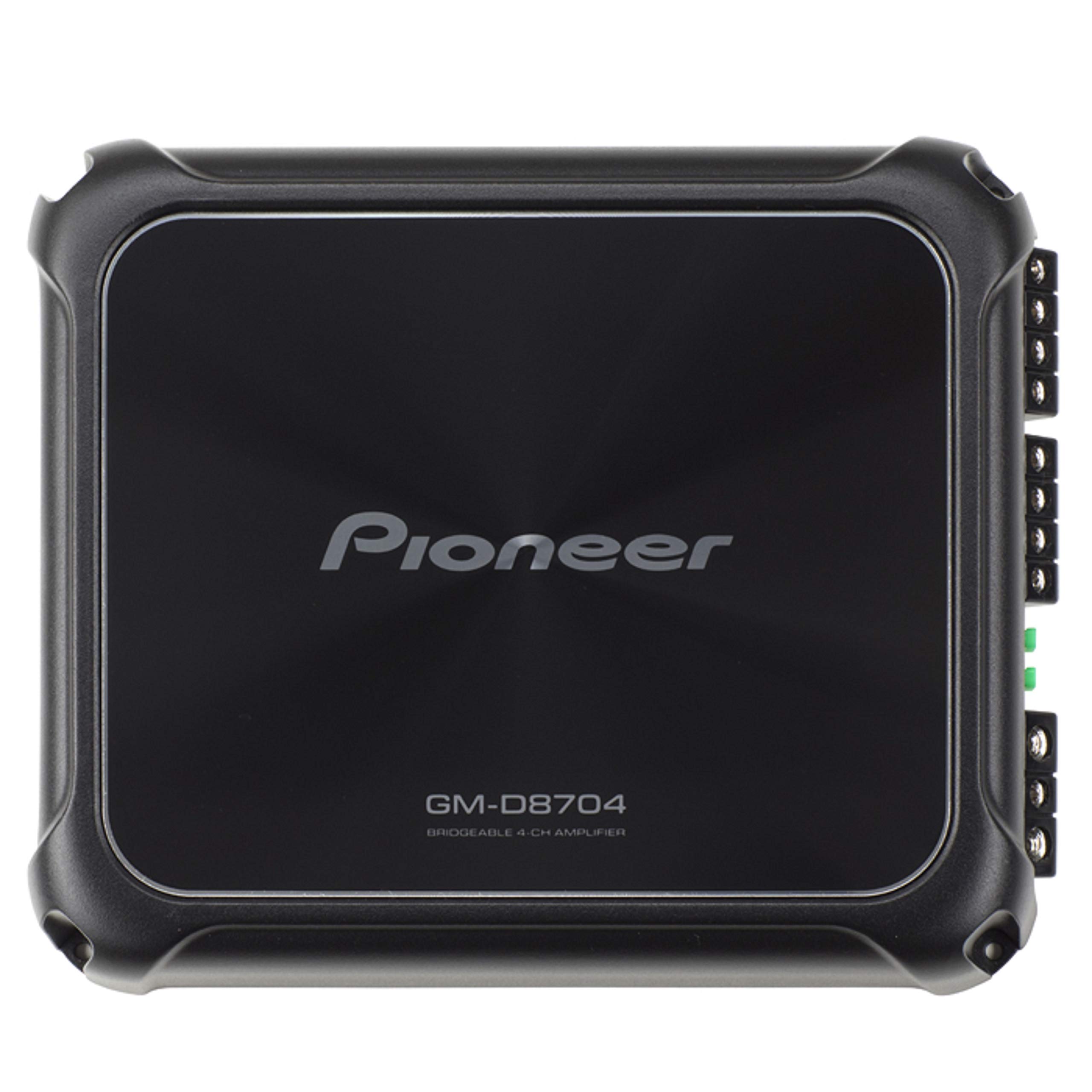 Pioneer GM-D8704 1200W Max 4-Channel GM Digital Champion Series Class FD Multi-Channel Car Audio Stereo Amplifier w/Wired Bass Boost Remote Free Alphasonik Erabuds