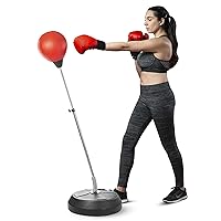Adult Kids Punching Ball Bag Boxing Punch Exercise Set With Sports Gift Y8X2 
