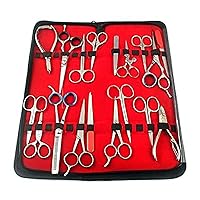 ASSORTED SET OF 18 PCS BEAUTY INSTRUMENTS SET OF MANICURE, PEDICURE, BARBER SCISSOR, TWEEZER AND NAIL NIPPERS