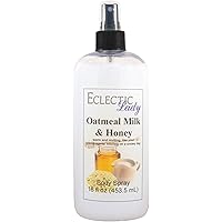 Oatmeal Milk And Honey Body Spray (Double Strength), 16 ounces, Body Mist for Women with Clean, Light & Gentle Fragrance, Long Lasting Perfume with Comforting Scent for Men & Women, Cologne with Soft,