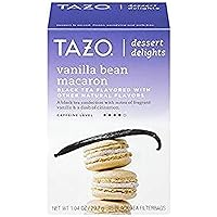 Tazo Dessert Delights Vanilla Bean Macaron Black Tea Flavored 2 Boxes