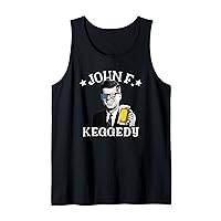 John F. Keggedy Drunk President Kennedy JFK 4th Of July Tank Top
