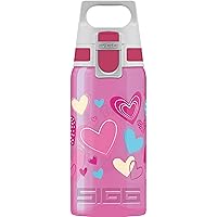 SIGG - Kids Water Bottle for School, Sports - VIVA ONE - Made in Germany - Dishwasher Safe - Carbonated Drinks - 17 Oz