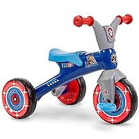 Huffy Paw Patrol Kids Outdoor Toys, Paw Patrol Kids Bike 12/16 Inch Ages 3-6, Paw Patrol Tricycle with LED Lights Ages 2-5, Paw Patrol Toddler Scooter 3-Wheel Balance with LED Lights Ages 2-5