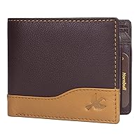 RFID Blocking Leather Wallet for Men VE-15 (Brown)