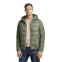 G-STAR RAW Men's Meefic Square Quilted Hooded Jacket
