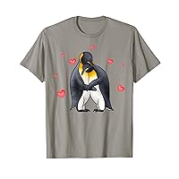 Couple of Penguins in Love Valentines Day Penguin Lovers T-Shirt