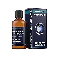 Eucalyptus Australiana Essential Oil 100ml - Pure & Natural Oil for Diffusers, Aromatherapy & Massage Blends Vegan GMO Free