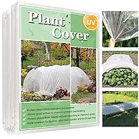 Plant Covers Freeze Protection, 7FT x 100FT 0.9oz Reusable Floating Row Cover Plant Blankets Frost Cloth for Clod Winter Frost Sun Pest Protection