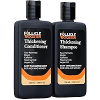 Biotin Hair Growth Shampoo and Conditioner Set for Men and Women - Thickening Treatment for Thinning Hair - Natural and Vegan DHT Blocker for Hair Loss - Caffeine, Saw Palmetto, Niacin, Argan Oil