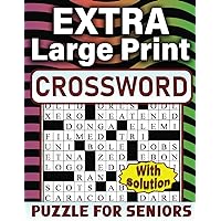 2023 Extra Large Print Crossword Puzzle For Seniors: Specially Crafted for Seniors - Keep Your Mind Active and Engaged with Fun and Easy-to-Read ... | Medium Level Puzzles With Solutions 2023 Extra Large Print Crossword Puzzle For Seniors: Specially Crafted for Seniors - Keep Your Mind Active and Engaged with Fun and Easy-to-Read ... | Medium Level Puzzles With Solutions Paperback Spiral-bound