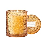 LA JOLIE MUSE Sandalwood & Patchouli Scented Candle, Candles for Home Scented, 6 oz 40 Hours Burn, Candles Gift for Women & Men