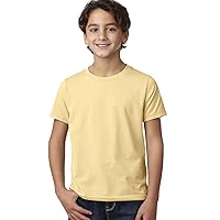 Next Level Big Boy's Crewneck Shrinkage Gorgeous T-Shirt, Medium, Banana Cream