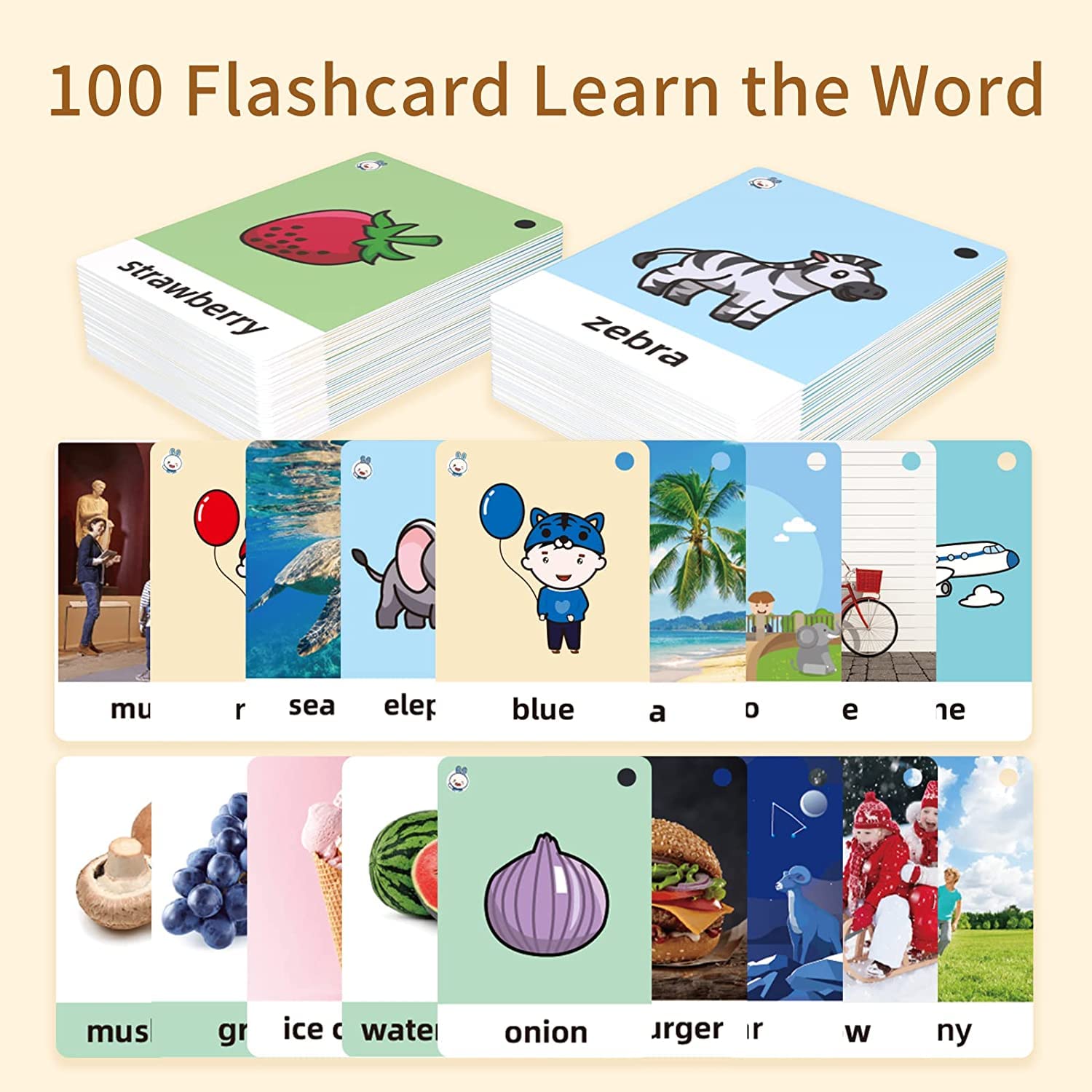 Alilo Starter Learn to Read, 3 Interactive Books 100 Flashcards 500 Recording Stickers ABC Card for Toddlers, Preschool Educational Toys, Age 2-6