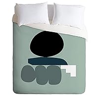 Society6 Mpgmb Shape Study #19-Stackable Collection King Duvet Cover and 2 Pillow Shams Set, Multi