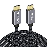 4K HDMI Cable 25 ft, iVANKY High Speed 18Gbps HDMI 2.0 Cable, 4K HDR, HDCP 2.2, 3D, 2160P, 1080P, Ethernet - Braided HDMI Cord, Audio Return (ARC) Compatible UHD TV, Blu-ray, PS4/3, Monitor, Projector