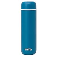 Mira 10 oz Insulated Small Thermos Flask | Kids Vacuum Insulated Water Bottle | Leak Proof & Spill Proof | Denim