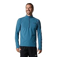 Men's Mountain Stretch Half Zip for Skiing, Climbing, Backpacking, and Hiking