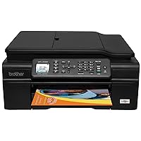 Brother Printer MFCJ450DW Easy-to-Use Inkjet All-in-One Color Printer with Scanner, Copier and Fax