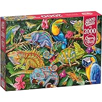 Amazing Chameleons 2000 Piece Jigsaw Puzzle - Premium HD Printing with Vivid Colors for Adults and Teens, Engage with Family and Friends, Unique Gift 39.4