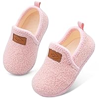 Lefflow Toddler Slippers Boys Girls House Shoes Slip on Baby Sock Shoes Lightweight Outdoor Walking Shoes