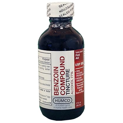 Humco 24392001 Benzoin Compound Tincture, USP, 2 oz.