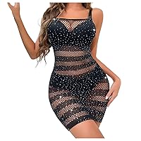 Ladies Coveralls Lingeries Coveralls Catsuit for Women Backless Halter Sexy Cut Out Eyelet Wrap Mesh Coveralls 2024