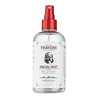 Thayers Alcohol-Free Witch Hazel Facial Mist Toner with Aloe Vera, Unscented, Soothing and Hydrating, For All Skin Types, 8 oz
