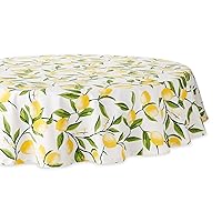 DII Lemon Bliss Tabletop Collection, Tablecloth, 70