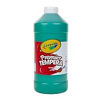 Crayola Tempera Paint, Green Kids Paint, 32 oz, School Painting Supplies, Gifts for Kids, 3, 4, 5, 6
