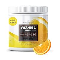High Dose Vitamin C Powder Supplement - 2,600mg Ascorbic Acid Powder Supports Immunity & Skin Health - Powdered Vitamin C with Quercetin & Citrus Bioflavonoids - Vegan, 30 Servings