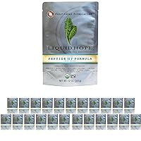 Liquid Hope Peptide High Protein Organic Tube Feeding Formula and Nutritional Meal Replacement Supplement, 12 Oz Pouch, Pack of 24