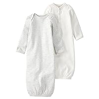 Baby 2-Pack Organic Cotton Rib Sleeper Gowns