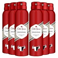 Old Spice Deodorant Body Spray, Original Scent, 5.1 oz. (Pack Of 6)