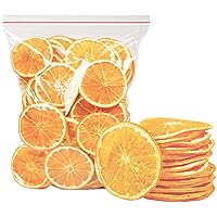 SXET Dried Orange Slices, Natural Dehydrated Orange Slices, Edible Dehydrated Orange, Dried Fruit for Crafts Cake Decoration Cocktail Garnish Table Scatters (17.6oz/500g)