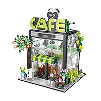 Toy Building Sets, Coffee Cafe House Building Toys Building Blocks for Girls 8-12 6-12 Gift for 6 Year Old Girls and up, 579PCS
