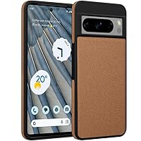 X-level Google Pixel 8 Pro Case, Strudy Carbon Fiber Phone Cover Bumper Shockproof Protective Phone Case for Google Pixel 8 Pro (Brown)
