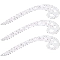 Qiangcui Multifunctional Curve Ruler, Clothing Design Lightweight Clothing Curve Ruler, for Manual Cutting Tailor Tool Pattern Making Garment Cutting
