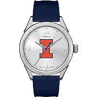 Timex Tribute Women's Collegiate Athena 40mm Watch - Kansas Jayhawks with Silicone Strap