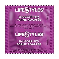 100 Lifestyles Snugger Fit Condoms; Tighter Shape for Maximum Sensitivity by CondomMan