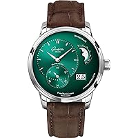 PanoMaticLunar Moonphase Green Dial Mens Watch