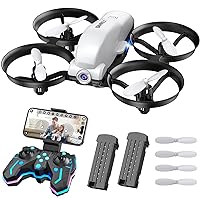 X700 Drone with 720 HD Camera, WiFi FPV Live Video, 6-Axis RC Quadcopter, Altitude Hold & Headless Mode, Optical Flow Positioning, One Key Take Off/Land App Control with 360°Flip for Beginners