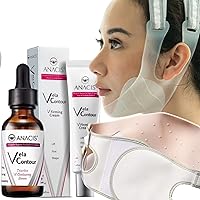Advanced Neck Serum Cream Mask Face Strap – Works For V line Neck Double Chin Jawline - Fine Lines - Neck Wrinkles - Sagging Skin - for Women and Men