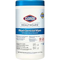Clorox Healthcare Bleach Germicidal Wipes, 150 Count (Package May Vary)