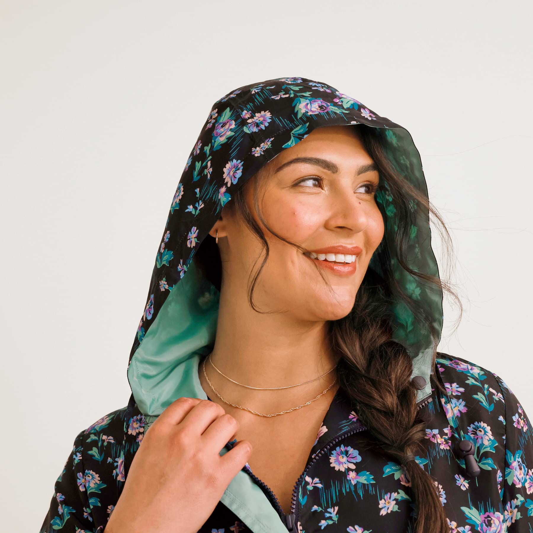 Vera Bradley Women's Packable Water Resistant Raincoat