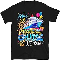 Personalized Birthday Cruise Crew Shirt, Custom 50th Birthday Shirts, My Birthday Cruise, Birthday Party Cruise Squad, Cruise Ship